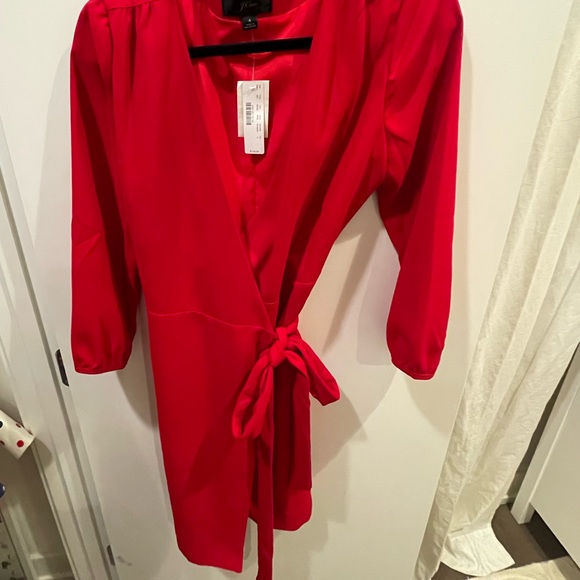 J. Crew Wrap Dress 365 Crepe - Picture 4 of 10